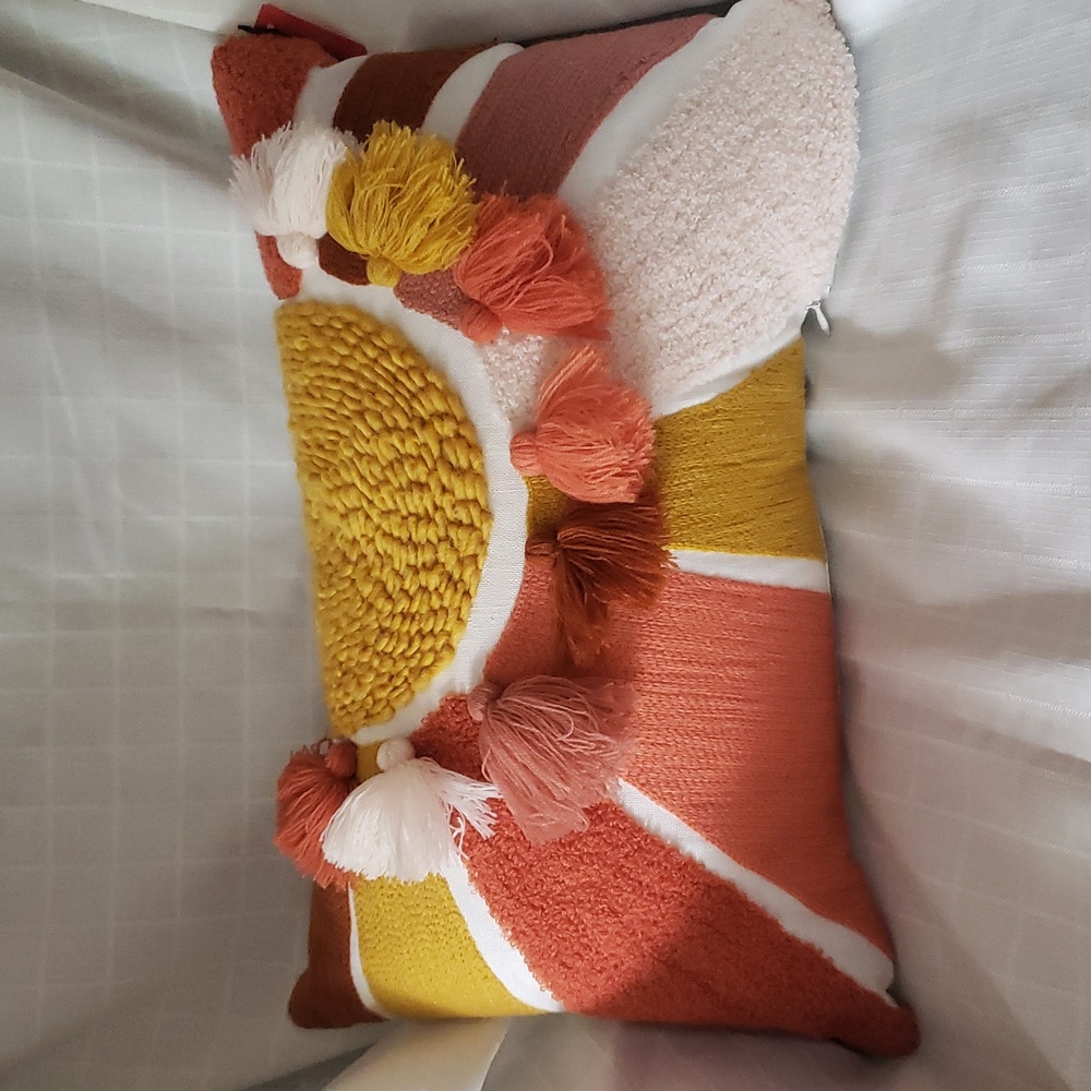 Jungalow Opal House Throw pillow Sun design